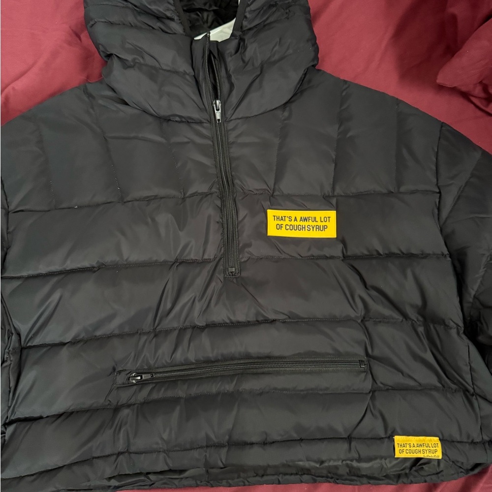 Awful Lot of Cough Syrup puffer 2XL